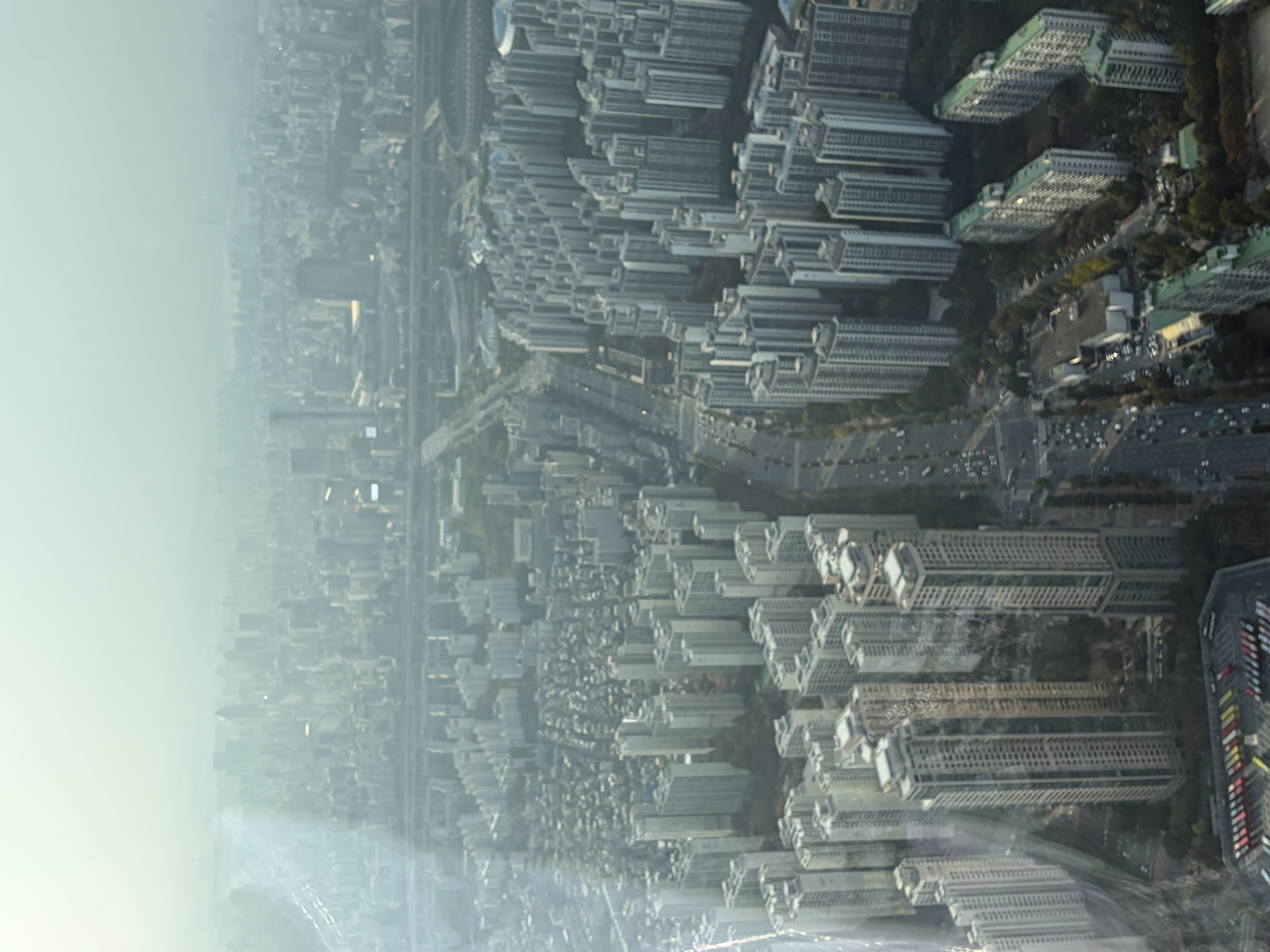 View from Lotte World Sky Observatory